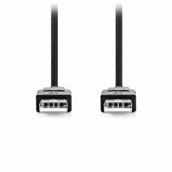 Καλώδιο USB High-Speed A αρσενικό - USB A αρσενικό 5.00m κατάλληλο για σύνδεση συσκευής σε υπολογιστή 