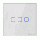 Smart διακόπτης SONOFF T2EU3C-RF 433MHz αφής τριπλός συμβατός με Google Assistant & Amazon Alexa