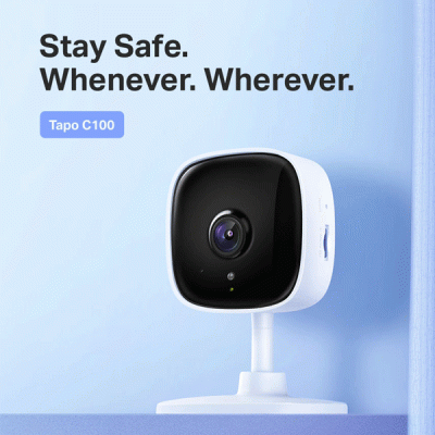Wi-Fi Camera TP-LINK Tapo-C100 Full HD Motion Detection Ver. 1.0