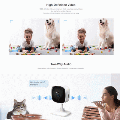 Wi-Fi Camera TP-LINK Tapo-C100 Full HD Motion Detection Ver. 1.0