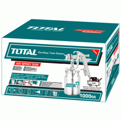 Πιστόλι βαφής TOTAL TAT11004 2-3.5bar 1000cc κάτω δοχείο επαγγελματικό HVLP