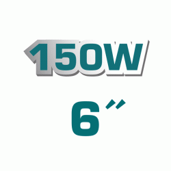 Δίδυμος τροχός TOTAL TBG15015 150W 230V 50Hz με 2950rpm/min στροφές και πέτρα Φ150mm