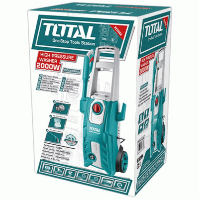 Πλυστικό μηχάνημα νερού TOTAL TGT11226 2000W με λάστιχο υψηλής πίεσης 5m & πιστόλι με μπεκ