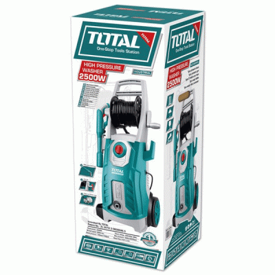 Πλυστικό μηχάνημα νερού TOTAL TGT11246 2500W με δοχείο σαπουνιού & ανέμη λάστιχου πιέσεως