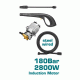 Πλυστικό μηχάνημα νερού TOTAL TGT11266 2800W με ανέμη λάστιχου πιέσεως & καλώδιο ρεύματος 5m