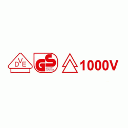 Μαχαίρι απογύμνωσης καλωδίων ίσιο TOTAL THICK1801 180mm 1000V VDE