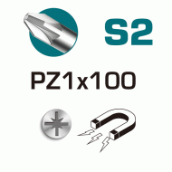 Κατσαβίδι μαγνητικό σταυρού TOTAL THT26PZ1100 PZ1Χ100mm