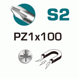 Κατσαβίδι μαγνητικό σταυρού TOTAL THT26PZ1100 PZ1Χ100mm