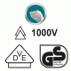 Μαγνητικό κατσαβίδι TOTAL THTIS5125 1000V 5.5X125
