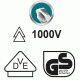 Κατσαβίδι μαγνητικού σταυρού TOTAL THTISPH180 1000V PH1X80