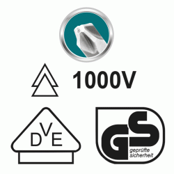 Κατσαβίδι μαγνητικό σταυρού TOTAL THTISPH2100 1000V PH2X100