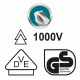 Κατσαβίδι μαγνητικό σταυρού TOTAL THTISPH2100 1000V PH2X100