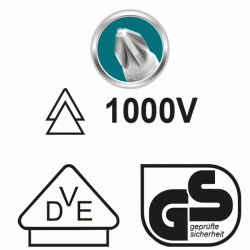 Κατσαβίδι μαγνητικό σταυρού TOTAL THTISPZ180 1000V PZ1X80
