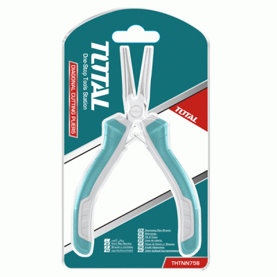Πλατυτσίμπιδο mini TOTAL THTMN756 με μακρύ λαιμό 115mm 4.5