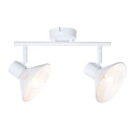 Φωτιστικό οροφής PALOMA 2xΕ14 λευκό μεταλλικό 32x13x19cm εσωτερικού χώρου IP20