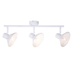 Φωτιστικό οροφής PALOMA 3xΕ14 μεταλλικό λευκό 53x13x19cm εσωτερικού χώρου IP20