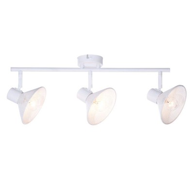 Φωτιστικό οροφής PALOMA 3xΕ14 μεταλλικό λευκό 53x13x19cm εσωτερικού χώρου IP20