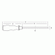 Κατσαβίδι TORX με τρύπα T-05H T/PRO'SKIT και μπλε αντιολισθητική λαβή