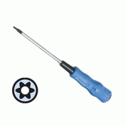 Κατσαβίδι TORX T08H T/PRO'SKIT με τρύπα και αντιολισθητική μπλε λαβή