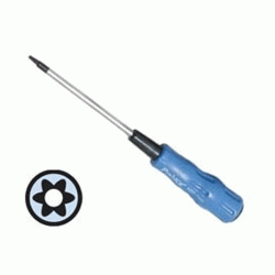 Κατσαβίδι με τρύπα TORX T-10H T/PRO'SKIT και μπλε άνετη λαβή