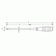 Κατσαβίδι μαγνητικό σταυρός PRO'SKIT 2X100mm κόκκινο χρώμα με εργονομική λαβή Κατσαβίδι μαγνητικό σταυρός PRO'SKIT 2X100mm κόκκινο χρώμα με εργονομική λαβή