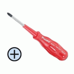 Κατσαβίδι με μαγνητική μύτη 2X200mm 89414B T/PRO SKIT και κόκκινη άνετη λαβή