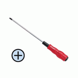 Μαγνητικό κατσαβίδι σταυρός 150mm 89416B T/PRO'SKIT με κόκκινη εργονομική λαβή