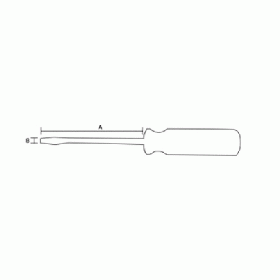 Κατσαβίδι μαγνητικό με μύτη ακριβείας 6.0X38mm και λαβή PVC Κατσαβίδι μαγνητικό με μύτη ακριβείας 6.0X38mm και λαβή PVC