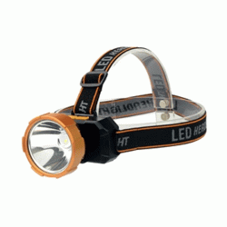 Φακός κεφαλής επαναφορτιζόμενος LED 5W 150LM εμβέλεια έως 80m αδιάβροχός IP45 