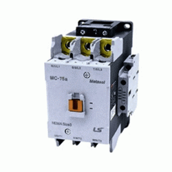 Ρελέ ισχύος τύπου LG metasol με 3P ισχύς 37KW MC-75Α τάση πηνίου 230VAC και βοηθητικές επαφές 2NO+2NC