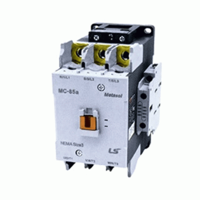 Ρελέ ισχύος με 3P τύπου METASOL LG ισχύς 45KW βοηθητικές επαφές 2NO+2NC και τάση πηνίου 230VAC MC-85Α 