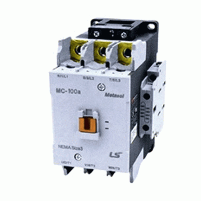 Ρελέ ισχύος τύπου LG METASOL με 3P ισχύς 55KW AC3 105A τάση πηνίου 230VAC και βοηθητικές επαφές 2NO+2NC