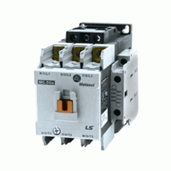 Ρελέ ισχύος με 3P τύπου METASOL LG ισχύς 22KW MC-50Α τάση πηνίου 110VDC και βοηθητικές επαφές 1NO+1NC