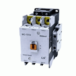 Ρελέ ισχύος με 3P τύπου METASOL LG ισχύς 55KW MC-100Α τάση πηνίου 440VAC και βοηθητικές επαφές 2NO+2NC