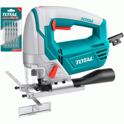 Παλινδρομική σέγα TOTAL TS2081006 800W 230V με φωτισμό LED και ηλεκτρονική ρύθμιση ταλαντώσεων