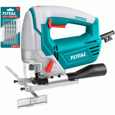 Παλινδρομική σέγα TOTAL TS2081006 800W 230V με φωτισμό LED και ηλεκτρονική ρύθμιση ταλαντώσεων