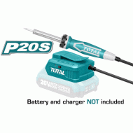 Κολλητήρι TOTAL TSILI2001 μπαταρίας λιθίου 40W 20V με χρόνο προθέρμανσης 3-5min