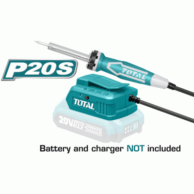 Κολλητήρι TOTAL TSILI2001 μπαταρίας λιθίου 40W 20V με χρόνο προθέρμανσης 3-5min
