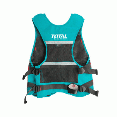 Επαγγελματικό γιλέκο για εργαλεία TOTAL TTVT1601 με ρυθμιζόμενους ιμάντες ώμου και μέσης