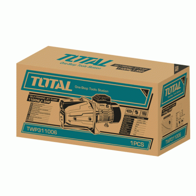 Αντλία επιφάνειας νερού TOTAL TWP311006 1100W 230V αυτόματης αναρρόφησης με θερμικό προστασίας Αντλία επιφάνειας νερού TOTAL TWP311006 1100W 230V αυτόματης αναρρόφησης με θερμικό προστασίας