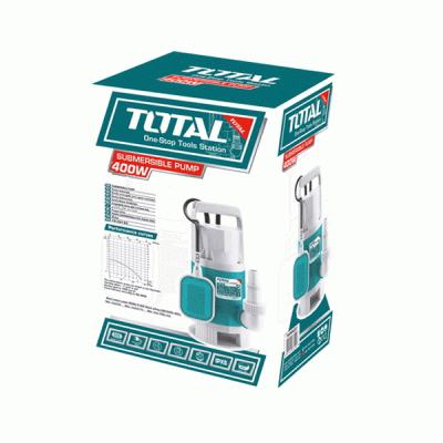 Υποβρύχια αντλία ακάθαρτων υδάτων TOTAL TWP84001 400W 230V 50Hz 13000Lit/ώρα με καλώδιο 9m