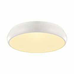 Φωτιστικό οροφής LED 32W θερμό φως 3000k 2560lm D40xh8cm λευκό μεταλλικό