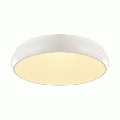 Φωτιστικό οροφής LED 32W θερμό φως 3000k 2560lm D40xh8cm λευκό μεταλλικό Φωτιστικό οροφής LED 32W θερμό φως 3000k 2560lm D40xh8cm λευκό μεταλλικό