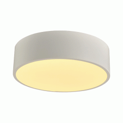 Φωτιστικό οροφής LED 32W θερμό φως 3000k 2560lm D35xh10cm μεταλλικό λευκό