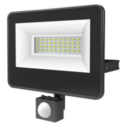 Προβολέας με αισθητήρα κίνησης LED SMD FLOOD 30W 230V AC ενδιάμεσο φως 4000k 3100Lm στεγανός IP66