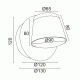 Επίτοιχο LED φωτιστικό LUCIDO 8W θερμό φως 3000k 640lm μαύρο μεταλλικό 12x12x13cm Επίτοιχο LED φωτιστικό LUCIDO 8W θερμό φως 3000k 640lm μαύρο μεταλλικό 12x12x13cm