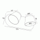 Επίτοιχο φωτιστικό LUCIDO LED 16W θερμό φως 3000k 1280lm μαύρο μεταλλικό 27x12x11cm Επίτοιχο φωτιστικό LUCIDO LED 16W θερμό φως 3000k 1280lm μαύρο μεταλλικό 27x12x11cm