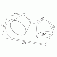 Επίτοιχο φωτιστικό LUCIDO LED 16W θερμό φως 3000k 1280lm λευκό μεταλλικό 27x12x11cm Επίτοιχο φωτιστικό LUCIDO LED 16W θερμό φως 3000k 1280lm λευκό μεταλλικό 27x12x11cm
