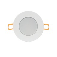 Led σποτ στρόγγυλο λευκό 8W 230V AC ενδιάμεσο φως 4000k 650lm δέσμης 120° στεγανό IP65