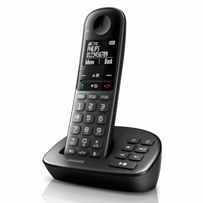 Ασύρματο τηλέφωνο PHILIPS XL4951DS/34 με ελληνικό μενού, τηλεφωνητή & αυτόματη εγγραφή
